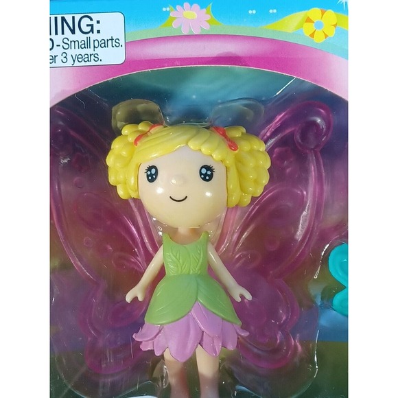 RARE Mini Dizzy Doo Blonde Girl Doll Lot Of 2 Wings Pigtails Butterfly Wand - Picture 8 of 13